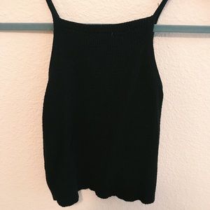Urban Outfitters Tops - HIGH NECK RIBBED CROP TANK TOP Urban Outfitters Tops - HIGH NECK RIBBED CROP TANK TOP